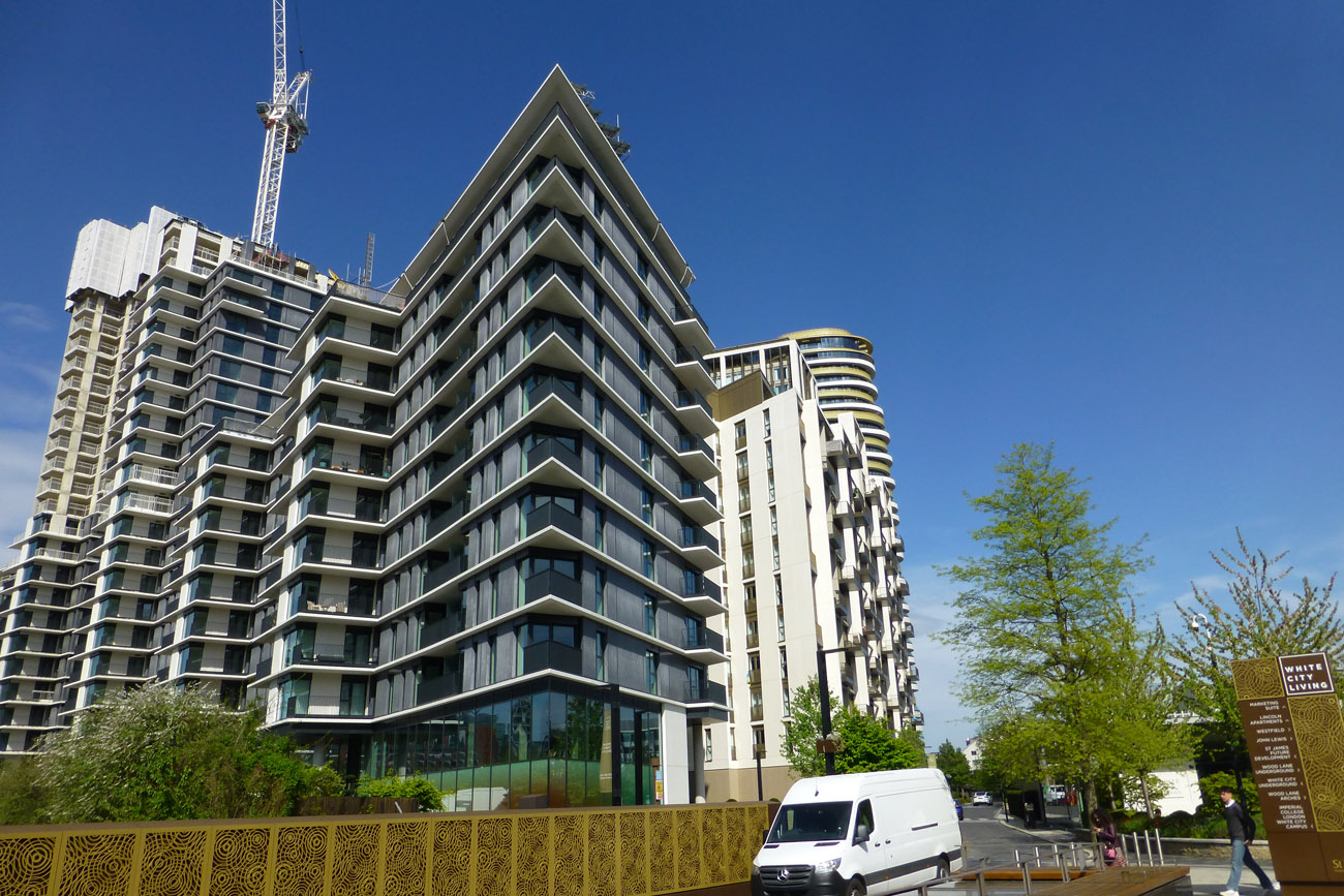 Modern smart bock of flats